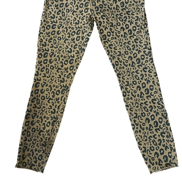 Kut From The Cloth Animal Print Donna High Rise Ankle Skinny Ladies Size 10 - Picture 2 of 8